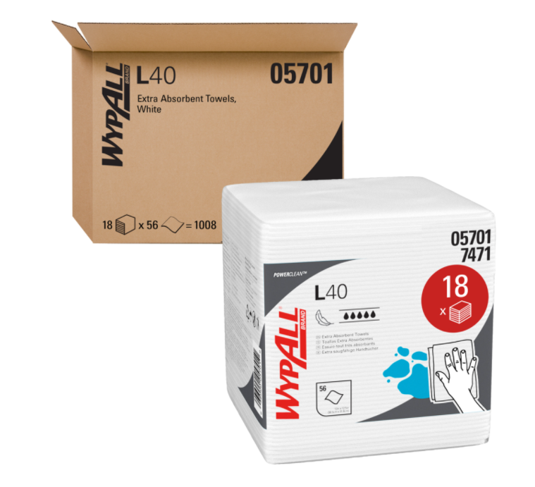 LINGETTES NIAGARA DÉSINFECTANTE ALCOOLISÉ 75% 100/PAQUET