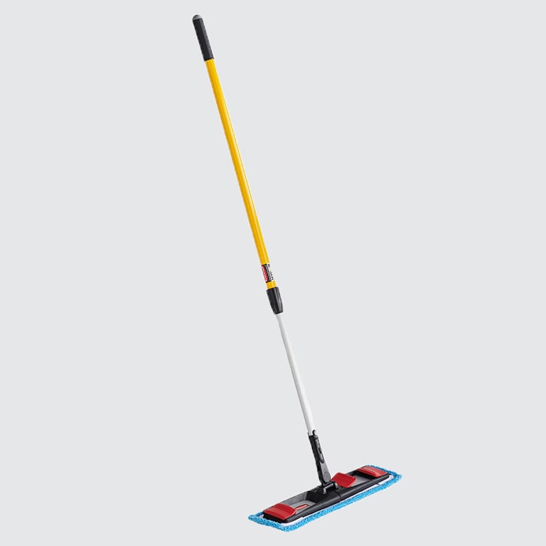 MOPPETTE Q800 FLAT MOP MICROFIBRE RUBBERMAID POUR CIRAGE