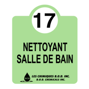 NETTOYANT ACIDE POUR CUVETTES ET SALLE DE BAIN CUV-800
