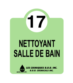 NETTOYANT ACIDE POUR CUVETTES ET SALLE DE BAIN CUV-800