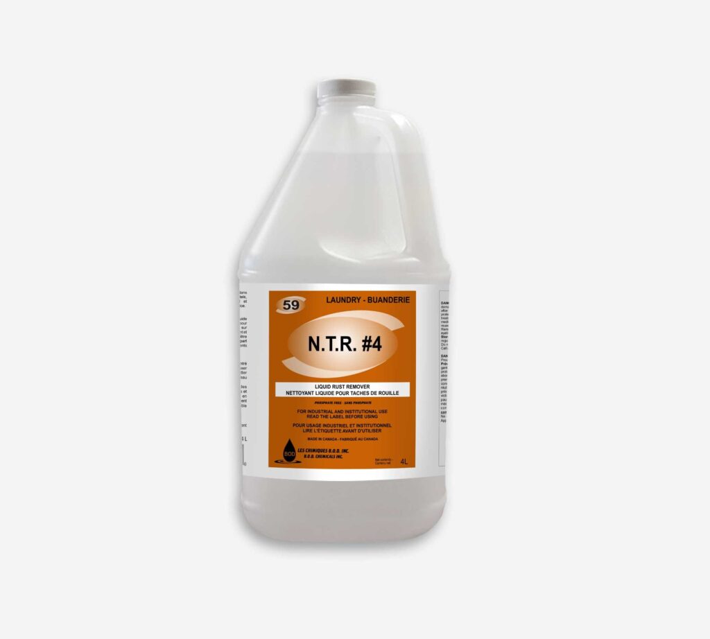 NTR #4 ENLÈVE TACHE DE ROUILLE 4L