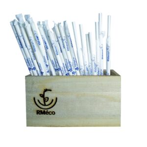 PAILLE EN PAPIER 8MM PAR 197MM BLANC 2000/CSE