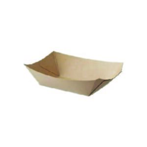 PLATEAU NOURRITURE CARTON KRAFT 2LB 1000/CSE