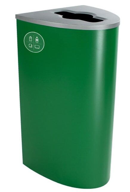 POUBELLE DE RECYCLAGE CARRÉ 22 GALLONS