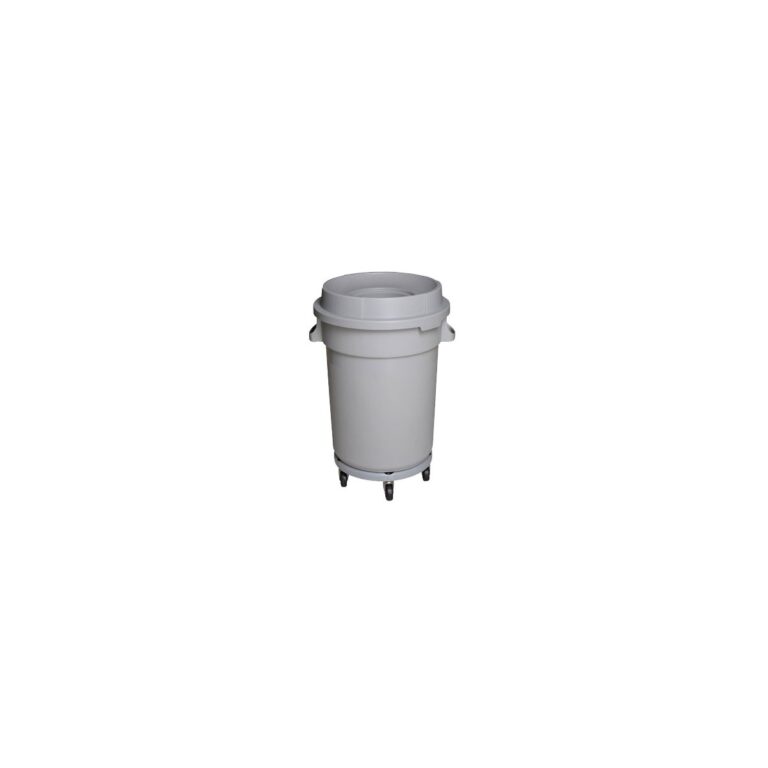 POUBELLE RONDE GRISE 20 GALLONS TITAN