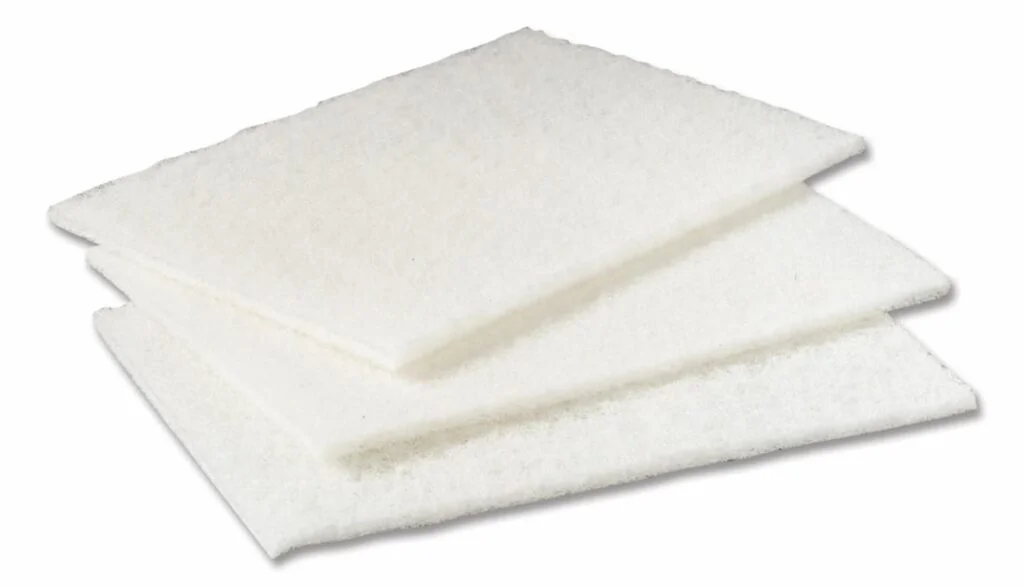Tampon blanc 3M no 98, travaux légers, 6x9 po