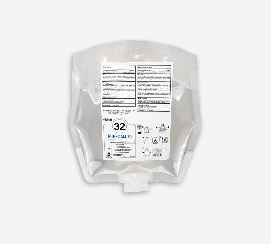 PURFOAM DÉSINFECTANT A MAIN 6X800ML