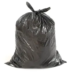 Sac à ordures noir robuste Canguard — photo du sac fermé