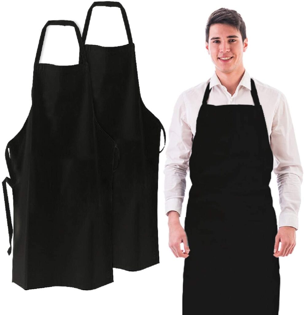 TABLIER BAVETTE BLANC 27X33.5