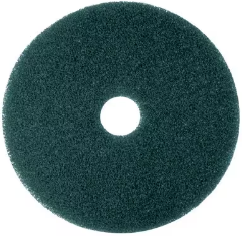 Tampon 3M bleu de nettoyage 15 pouces pour plancher professionnel.