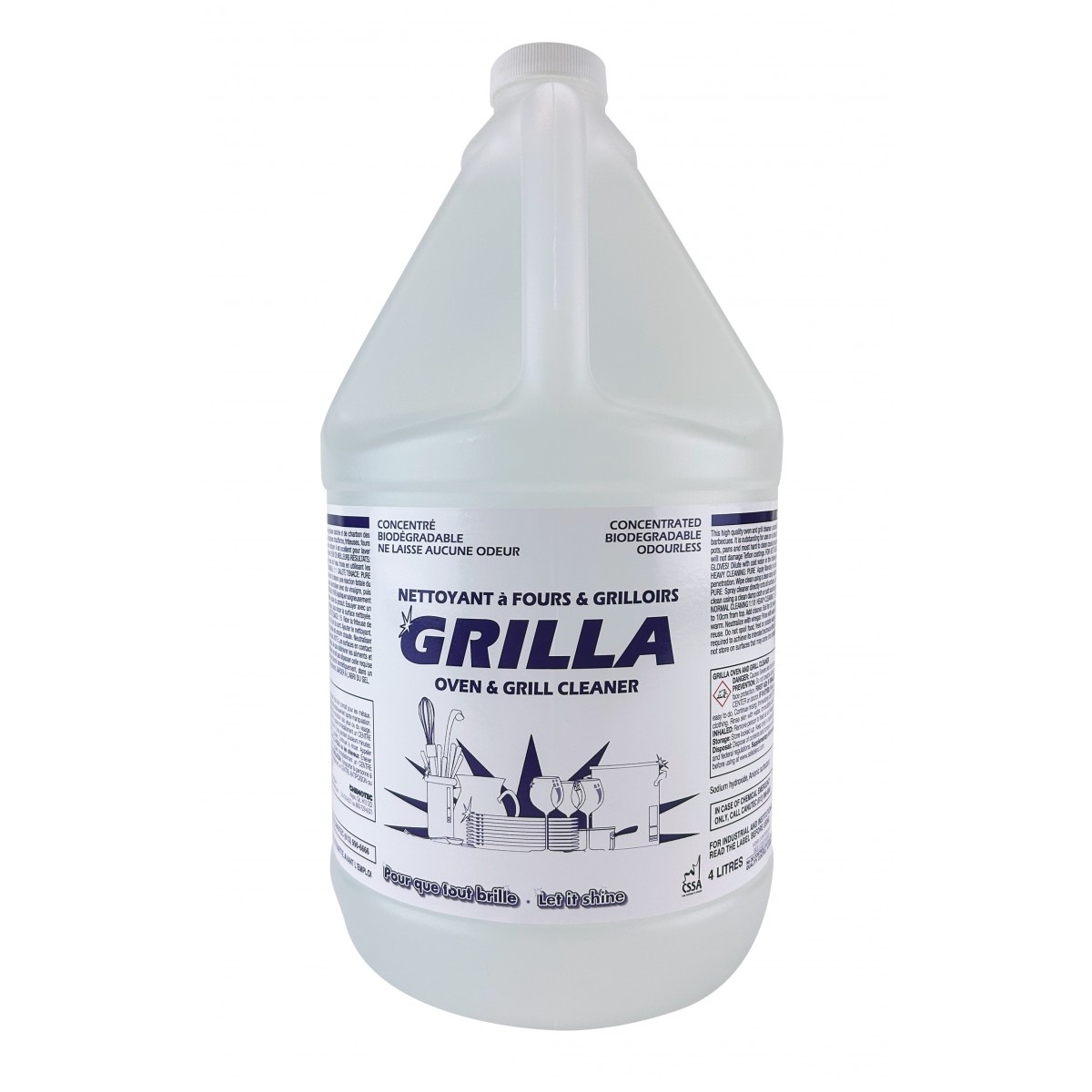 ULTRAPLACK & GRILLE NETTOYANT 4L