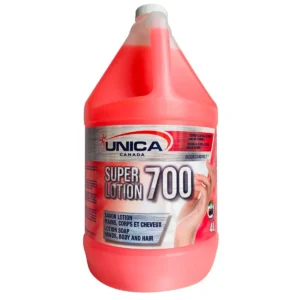 Savon lotion Unica Super Lotion 700 rose, odeur cerise, 4 L