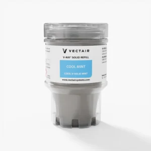 Recharge assainisseur d’air Vectair V-Air Solid, parfum Cool Mint (60 jours)