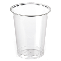 VERRE EN PLASTIQUE CLAIR PET RECYCLABE 12OZ (1000/CSE)