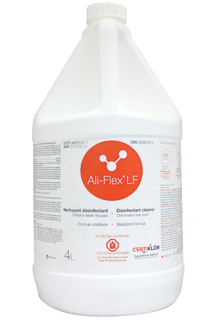 ALI-FLEX LF T&M NETT-DESINF-DEGRAIS CHLORE FAIBLE MOUSSE 2L