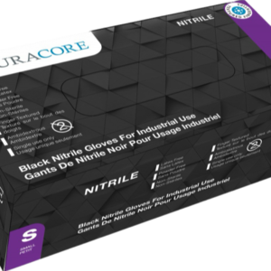GANTS NITRILE DURACORE 6MIL NOIR SMALL 100/BTE (B62260)