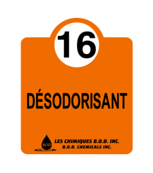 #16 AF-160 DESODORISANT ORANGE LIQUIDE 4L