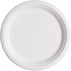 ASSIETTE EN BAGASSE 10" 500/CSE (4-005536)