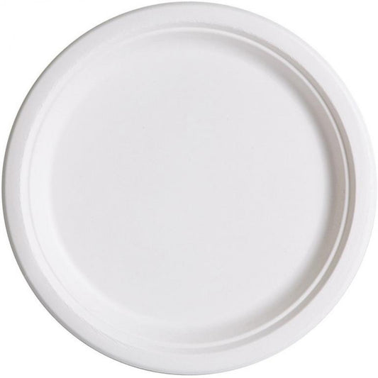 ASSIETTE EN BAGASSE 10" 500/CSE (4-005536)