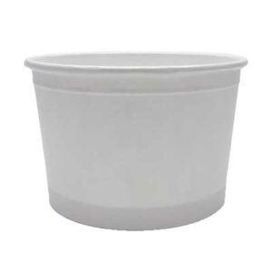 BOL EN CARTON BLANC POUR CREME GLACÉ 16OZ (500/CSE)