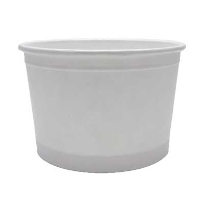 BOL EN CARTON BLANC POUR CREME GLACÉ 16OZ (500/CSE)