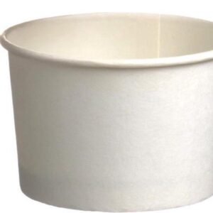 BOL EN CARTON BLANC POUR CREME GLACÉ 20OZ (500/CSE)
