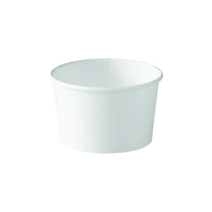 BOL EN CARTON BLANC POUR CREME GLACÉ 8OZ (500/CSE)