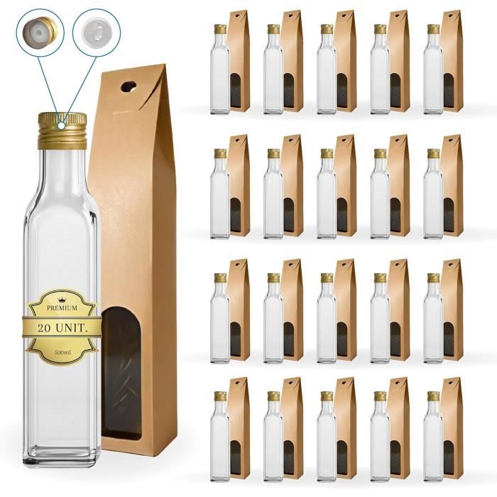BOUTEILLES 500ML AVEC BOUCHON BEC VERSEUR