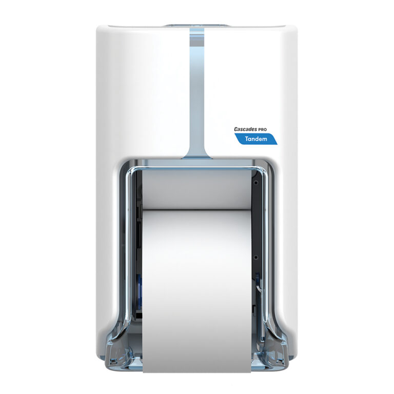 DISTRIBUTRICE PAPIER TOILETTE STANDARD 2 RL TANDEM BLANC — C311 (Cascades PRO)