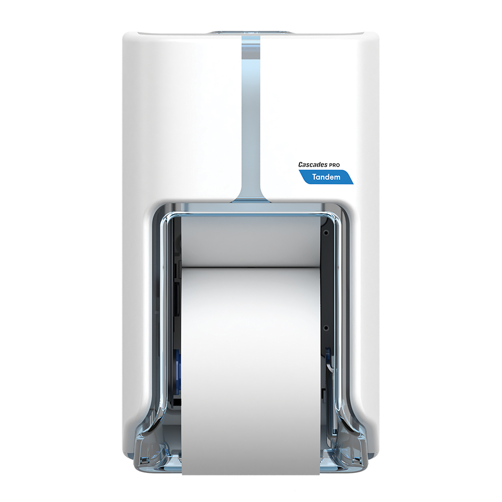 DISTRIBUTRICE PAPIER TOILETTE STANDARD 2 RL TANDEM BLANC — C311 (Cascades PRO)