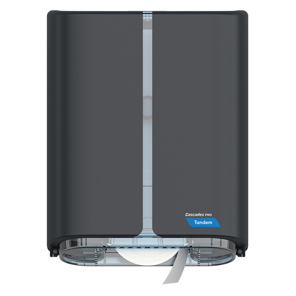 DISTRIBUTRICE PAP-HYG ROULEAU GÉANT SIMPLE NOIR C382 — C382 (Cascades PRO)