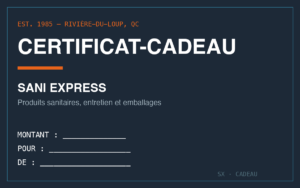 Certificat-cadeau Sani Express