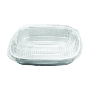 CONTENANT ALUMINIUM LISSE + COUVERCLE DOME 60OZ (50/CSE)