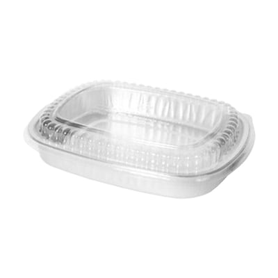 CONTENANT ALUMINIUM LISSE + COUVERCLE DOME 60OZ (50/CSE)