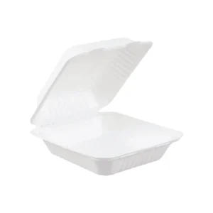 Contenant en bagasse 9x9 1 compartiment