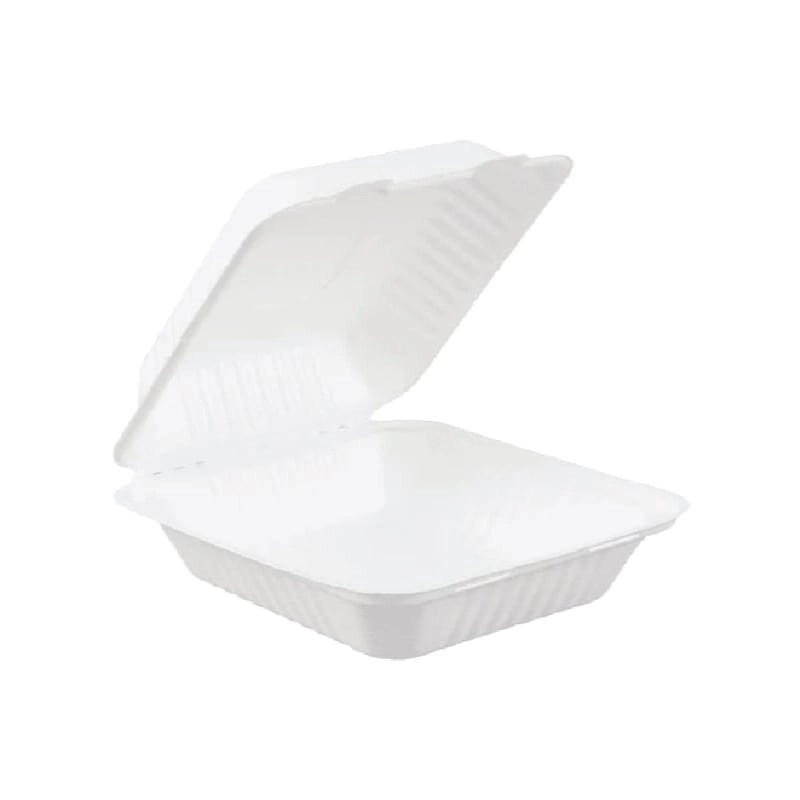 Contenant en bagasse 9x9 1 compartiment