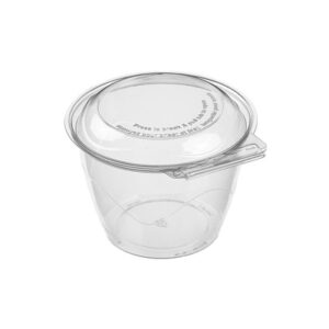 CONTENANT DELI PET CLAIR REFERMABLE 48OZ 200/CSE