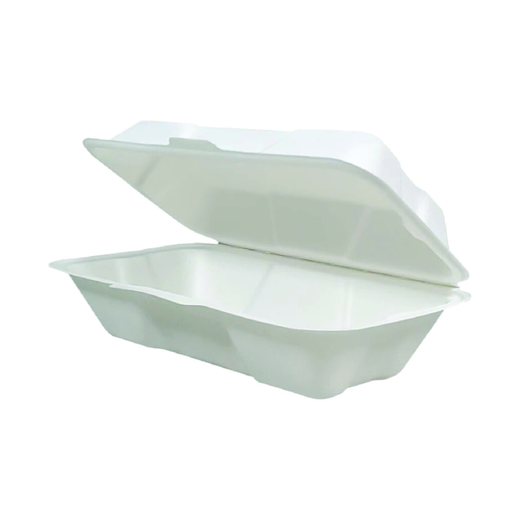 CONTENANT EN BAGASSE 8X4 (HOT-DOG) 500/CSE (4-005998)