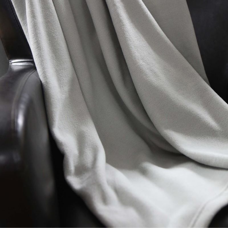 COUVERTURE MOLLETON IVOIRE SIMPLE/DOUBLE 72"x90"