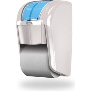 DISTRIBUTRICE PAP-HYG TANDEM DOUBLE POUR T350 BLANC