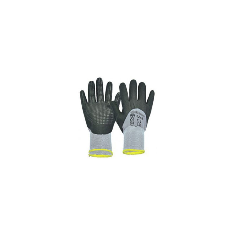 GANTS AKKA POLY GRIS PAUME NBR NOIR LARGE