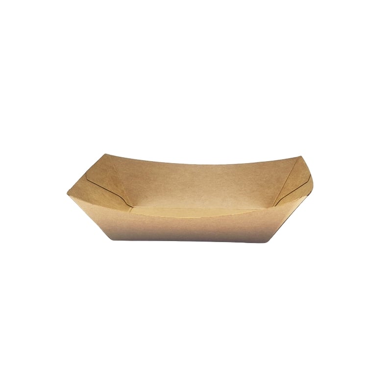 PLATEAU NOURRITURE CARTON KRAFT 1LB 1000/CSE