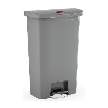POUBELLE A PÉDALE 68L/18GAL GRIS ALIMENTAIRE