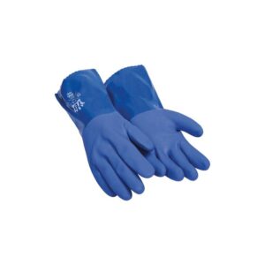 S017 GANTS BLEU TRIPLE PVC 30CM ACIA GR :7