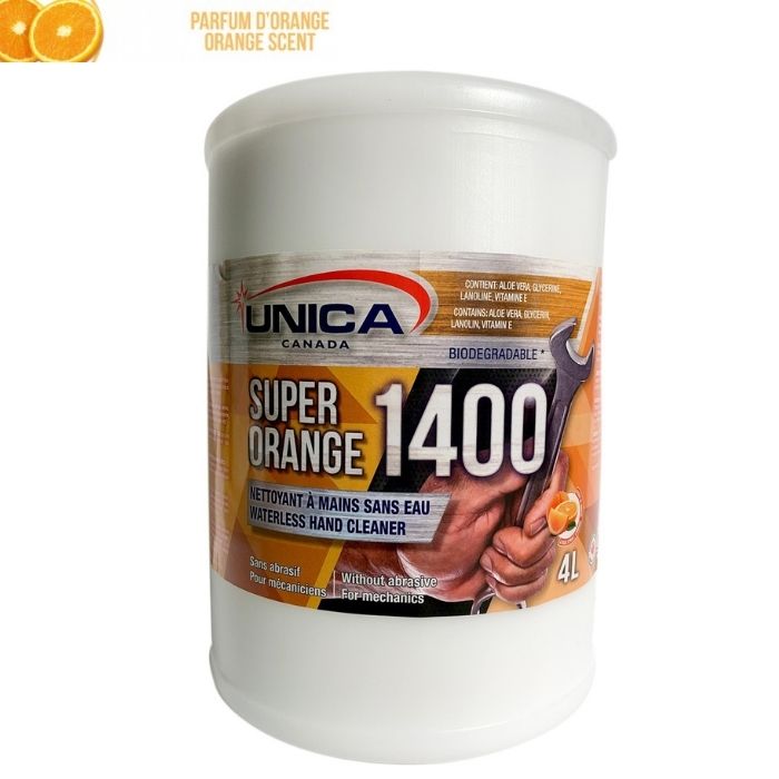 SAVON À MAIN GARAGE UNICA SUPER ORANGE 1400 500ML