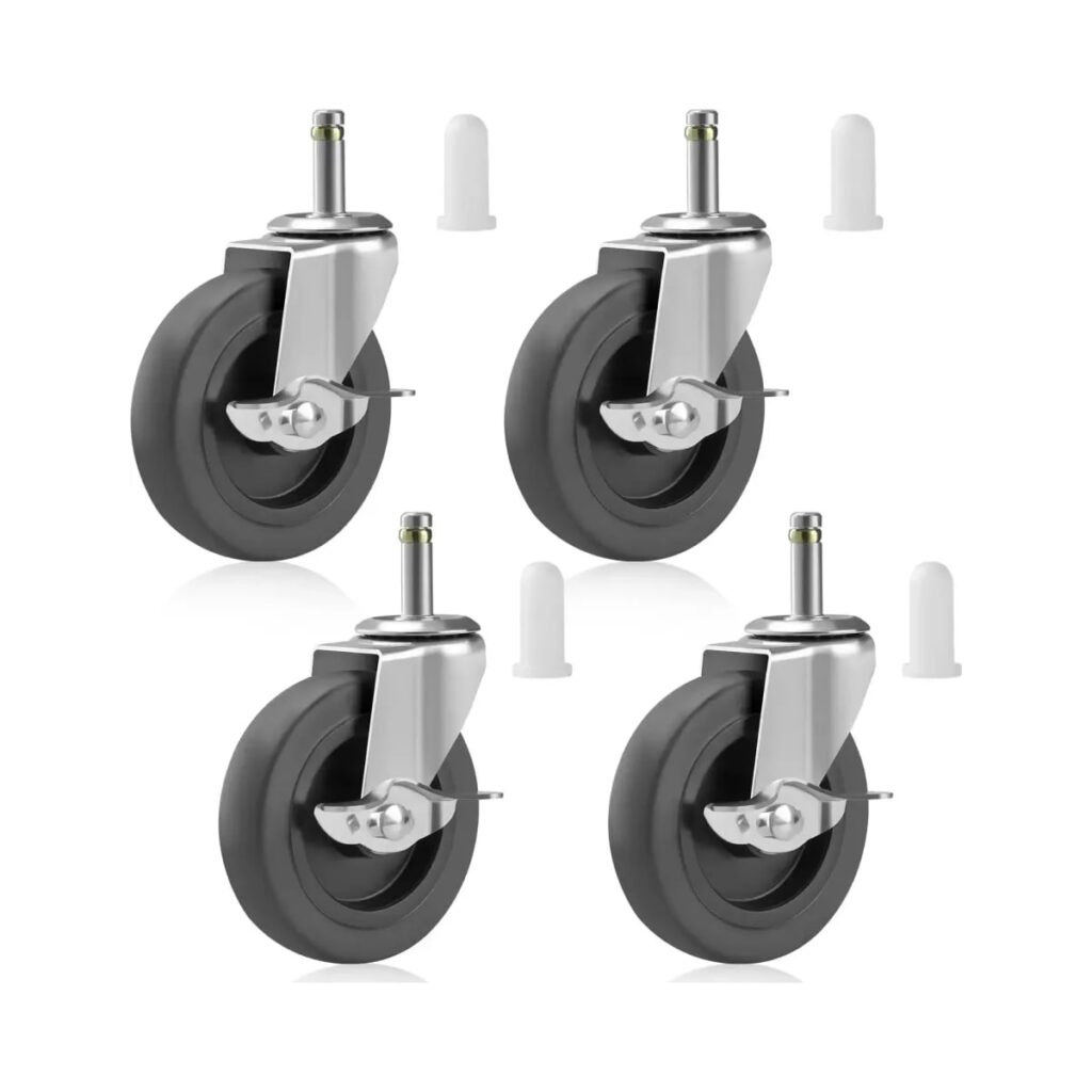 ROUES AVANT POUR CHARIOT RUBBERMAID 6173