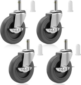 ROUES AVANT POUR CHARIOT RUBBERMAID 6173