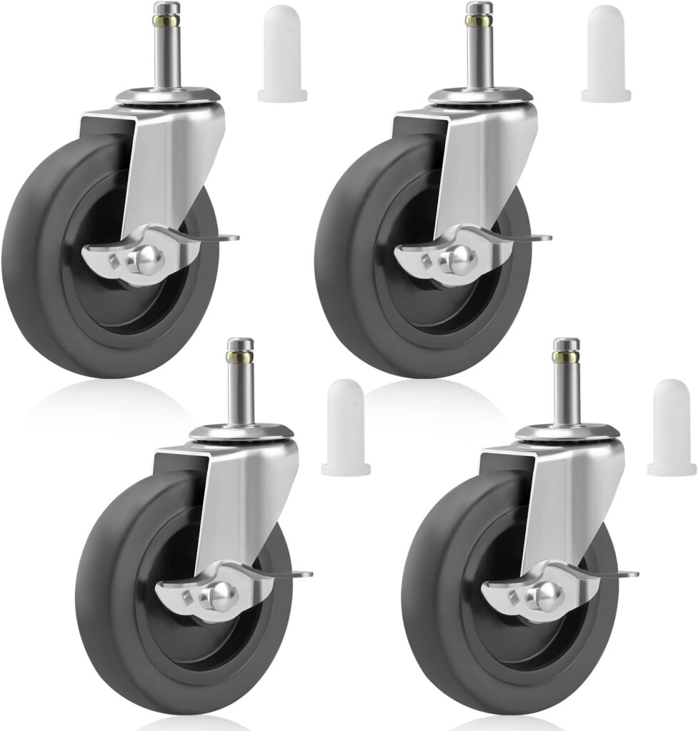 ROUES AVANT POUR CHARIOT RUBBERMAID 6173