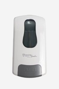 DISTRIBUTRICE SAVON LOTION VRAC MANUEL 1000ML BLANC-S1000RW