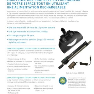 Tête de brossage motorisée à batterie — NaceCare